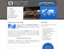 Tablet Screenshot of detroitmachinerycenter.com